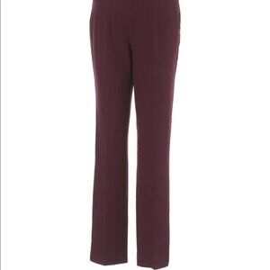 Amanda + Chelsea Maroon Straight Leg Trouser Pants